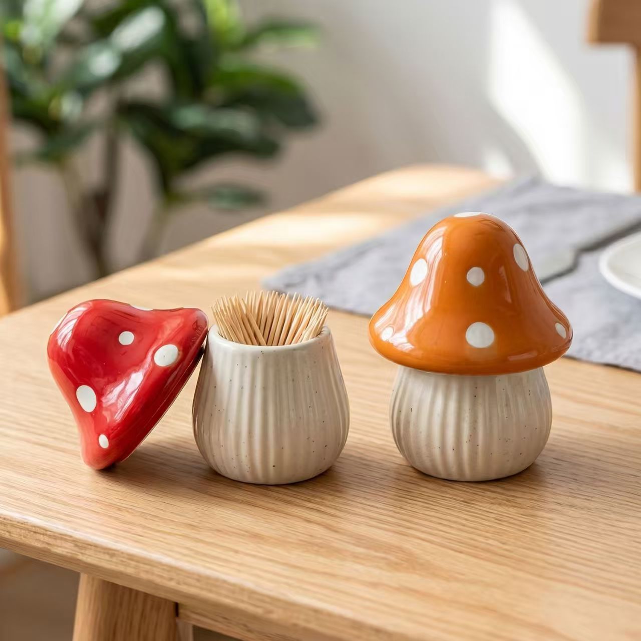 Kitchen Appliances Holder - Potes de Cerâmica em Formato de