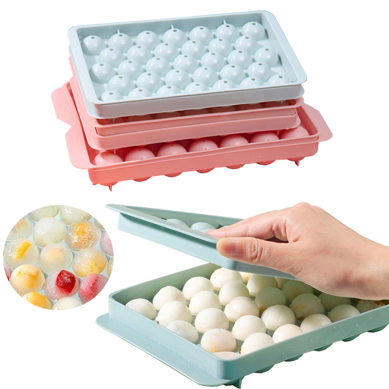Kitchen Appliances Holder - Bandeja redonda de cubos de gelo,