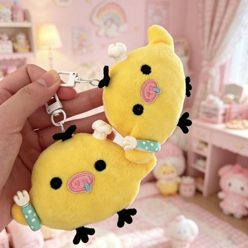 Kitchen Appliances Gift - Chaveiro de Pelúcia Kawaii Kiiroitori Chef