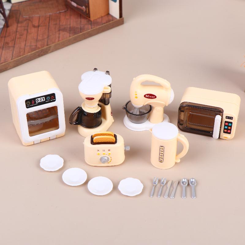 Kitchen Appliances To Gift - 1 Conjunto de Cafeteira Miniatura 1:12