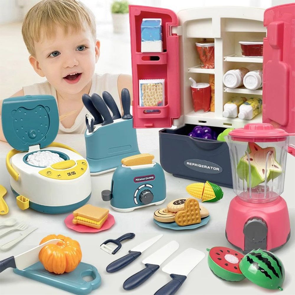 Kitchen Appliances For Kids - Conjunto de Brinquedos de Cozinha Multicolorido