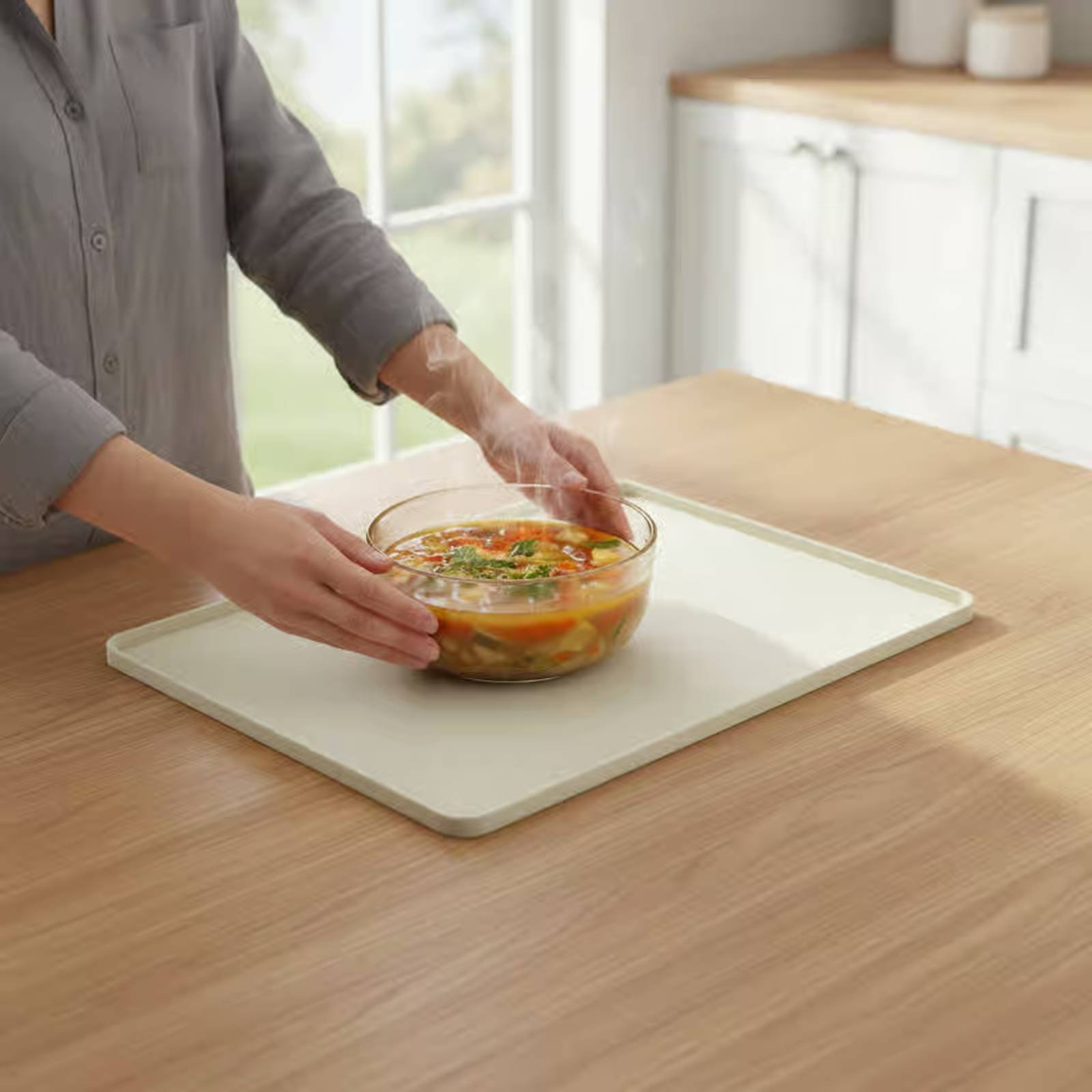 Kitchen Appliances In - Protetor de Silicone para Micro-ondas, Tapete