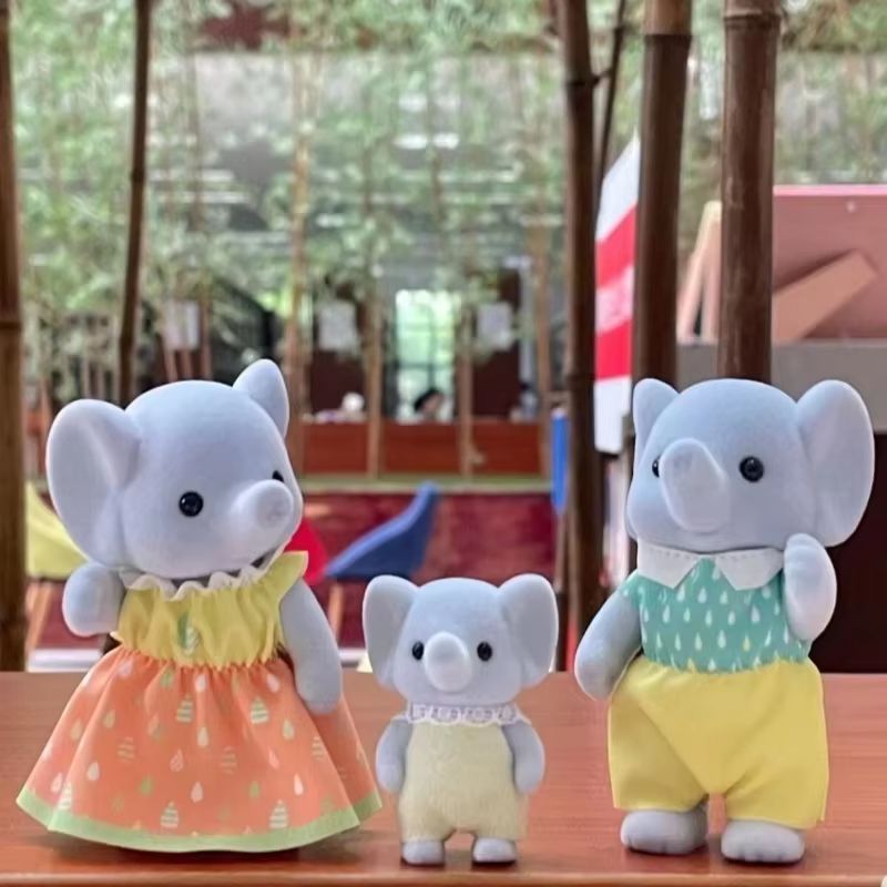 Sylvanian famílias panda elefa - Kitchen Appliances For Kids avaliação e preço