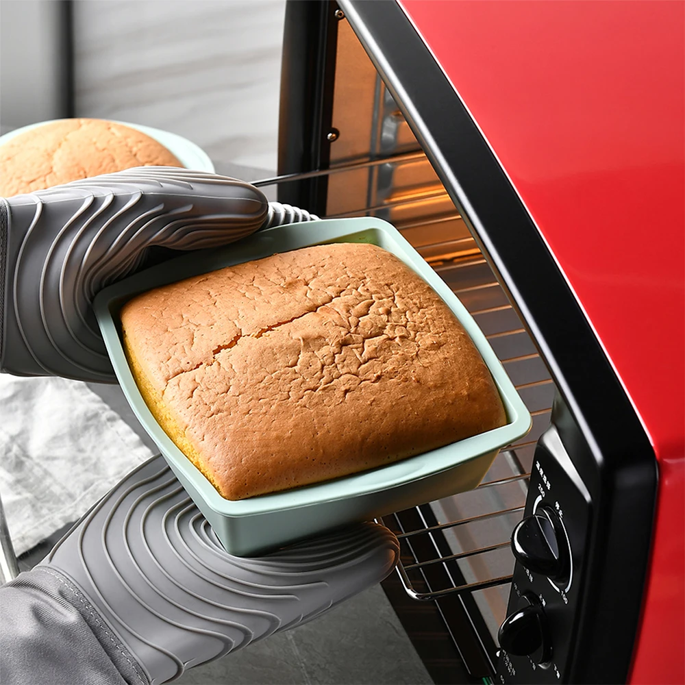 Molde de bolo quadrado de sili - Kitchen Appliances For Baking avaliação e preço