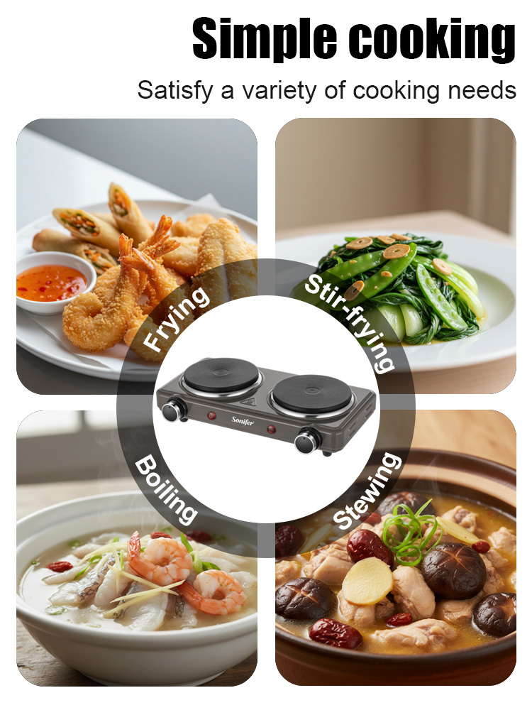 Fogão Elétrico de Duas Bocas S - Induction Cooktop Portable avaliação e preço