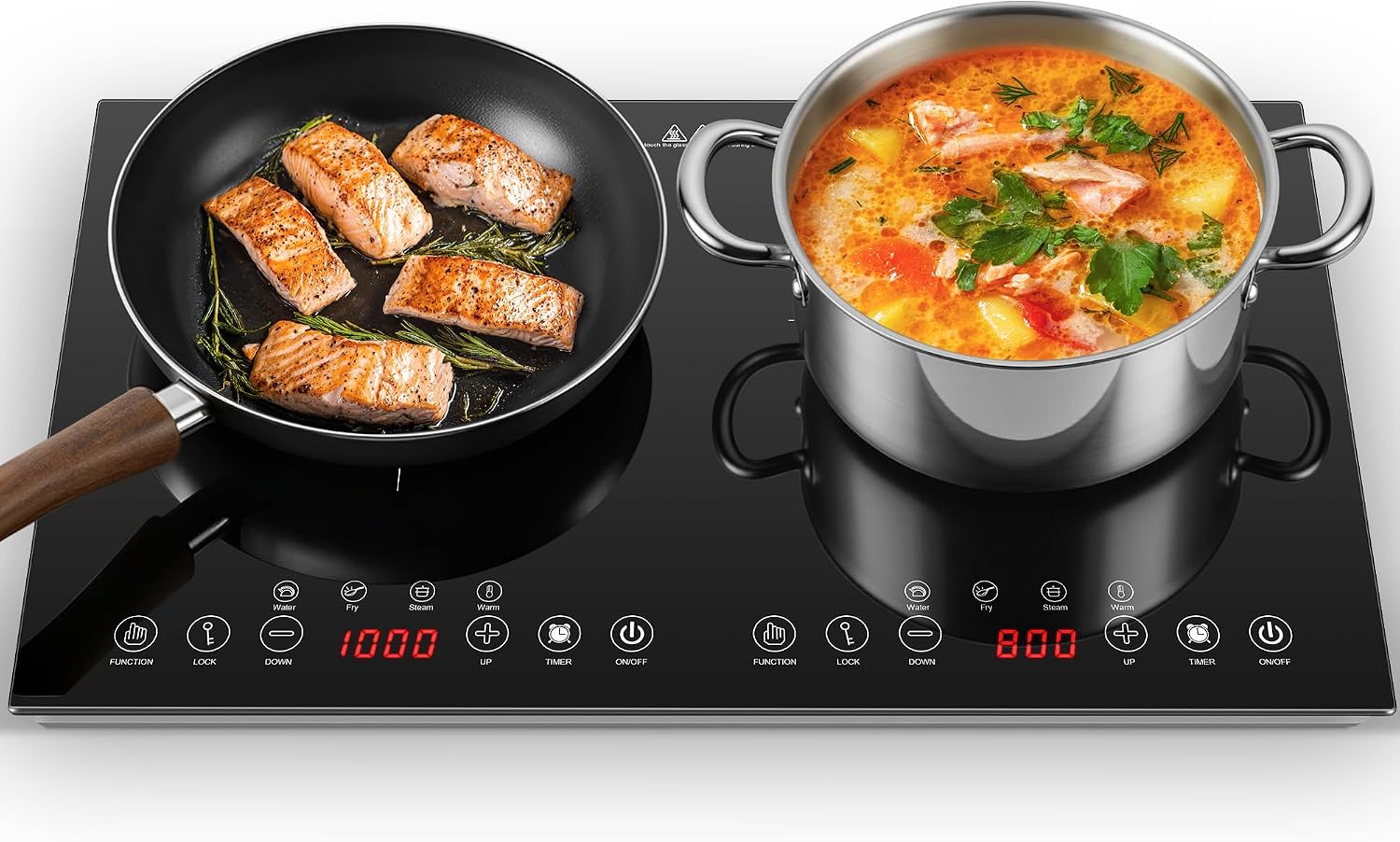 Fogão de Indução Portátil de 2 - Induction Cooktop Portable avaliação e preço