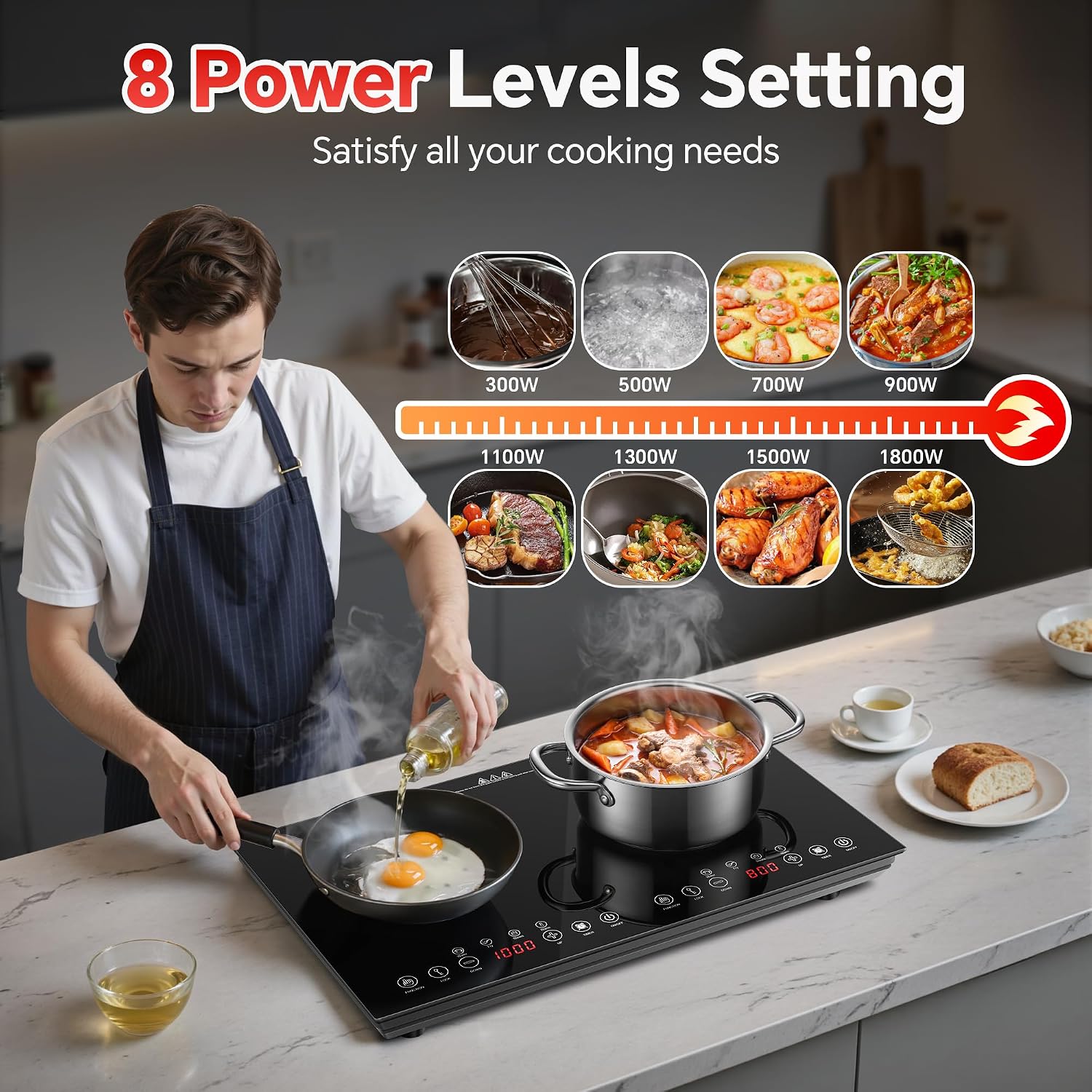 Fogão de Indução Portátil de 2 - Induction Cooktop Portable avaliação e preço