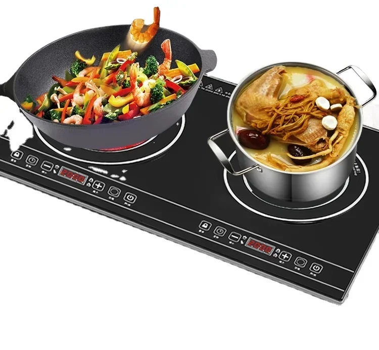 Fogão duplo elétrico portátil  - Induction Cooktop Portable avaliação e preço