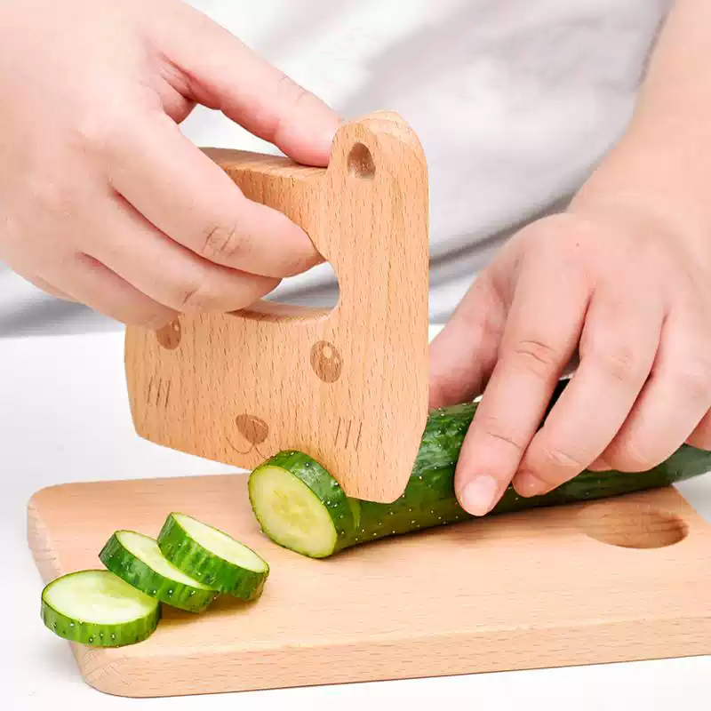 Faca infantil de madeira para  - Kitchen Appliances For Kids avaliação e preço
