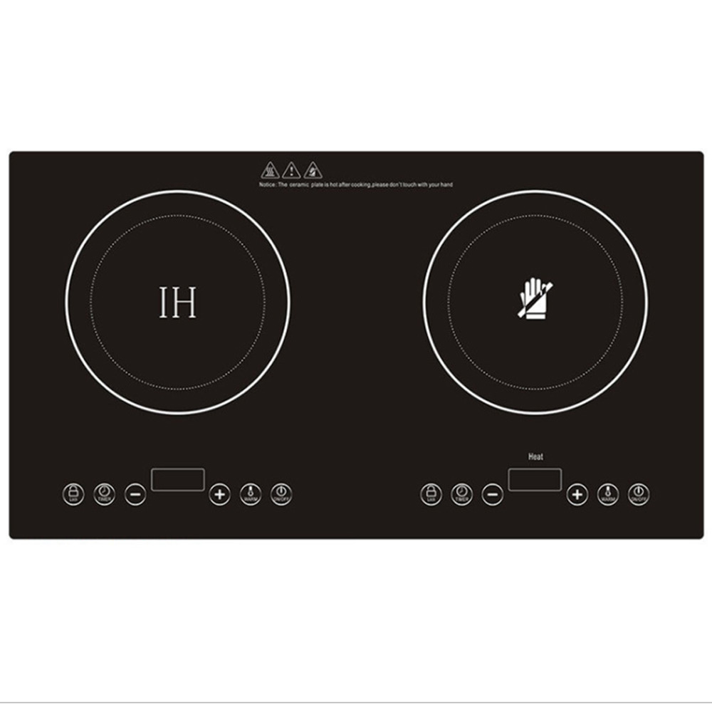 Fogão de indução duplo embutid - Induction Cooktop Portable avaliação e preço