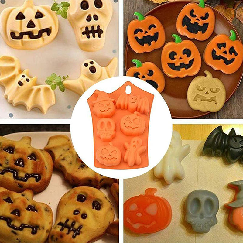Molde de Silicone para Hallowe - Kitchen Appliances For Baking avaliação e preço