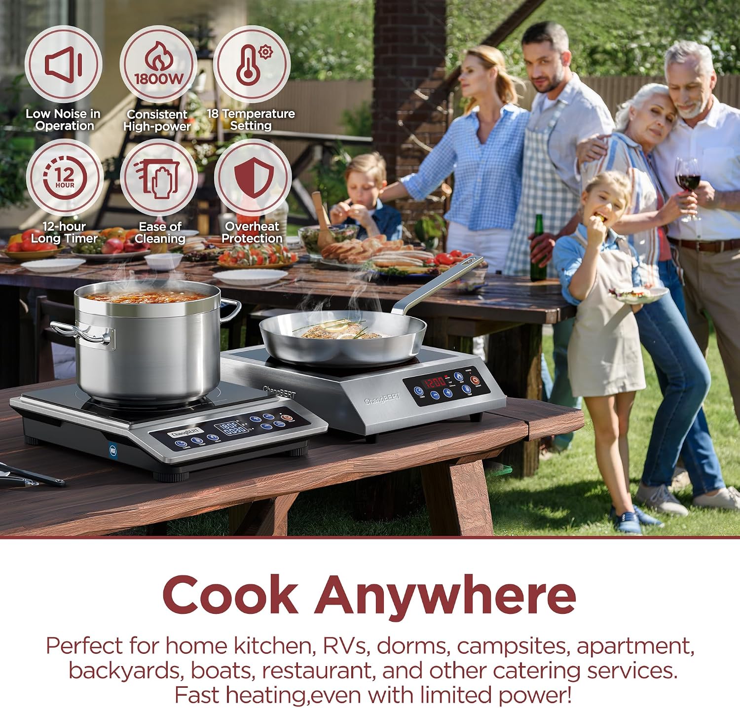 Fogão de Indução Portátil Vers - Induction Cooktop Portable avaliação e preço