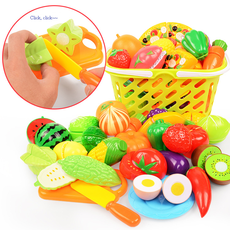 Corte jogar conjunto de alimen - Kitchen Appliances For Kids avaliação e preço