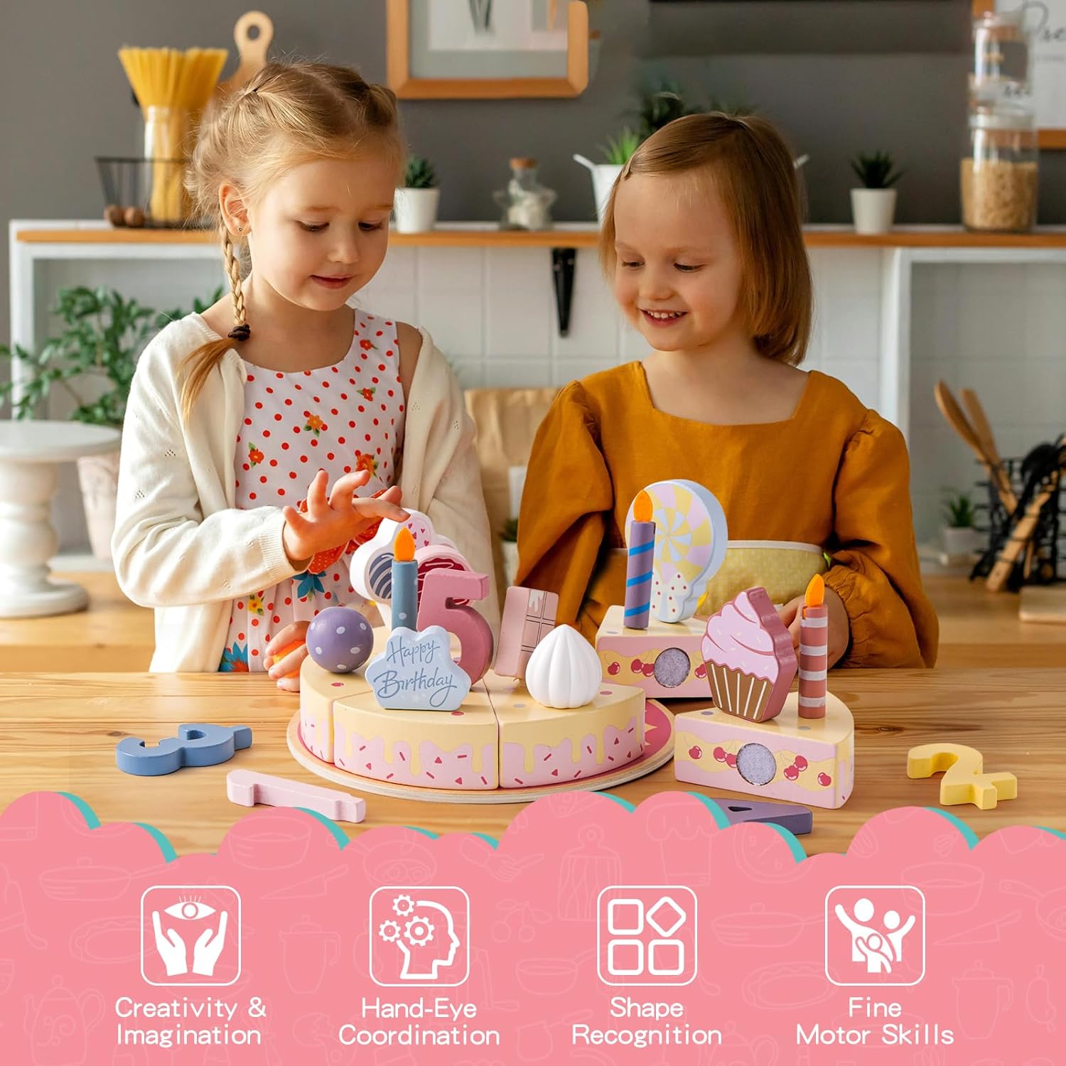 Real de madeira fingir jogar c - Kitchen Appliances For Kids avaliação e preço